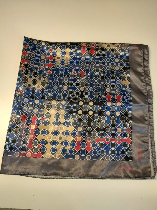 PICCOLO  FOULARD 100% SILK SETA SCARVES SCARF SQUARE MADE ITALY