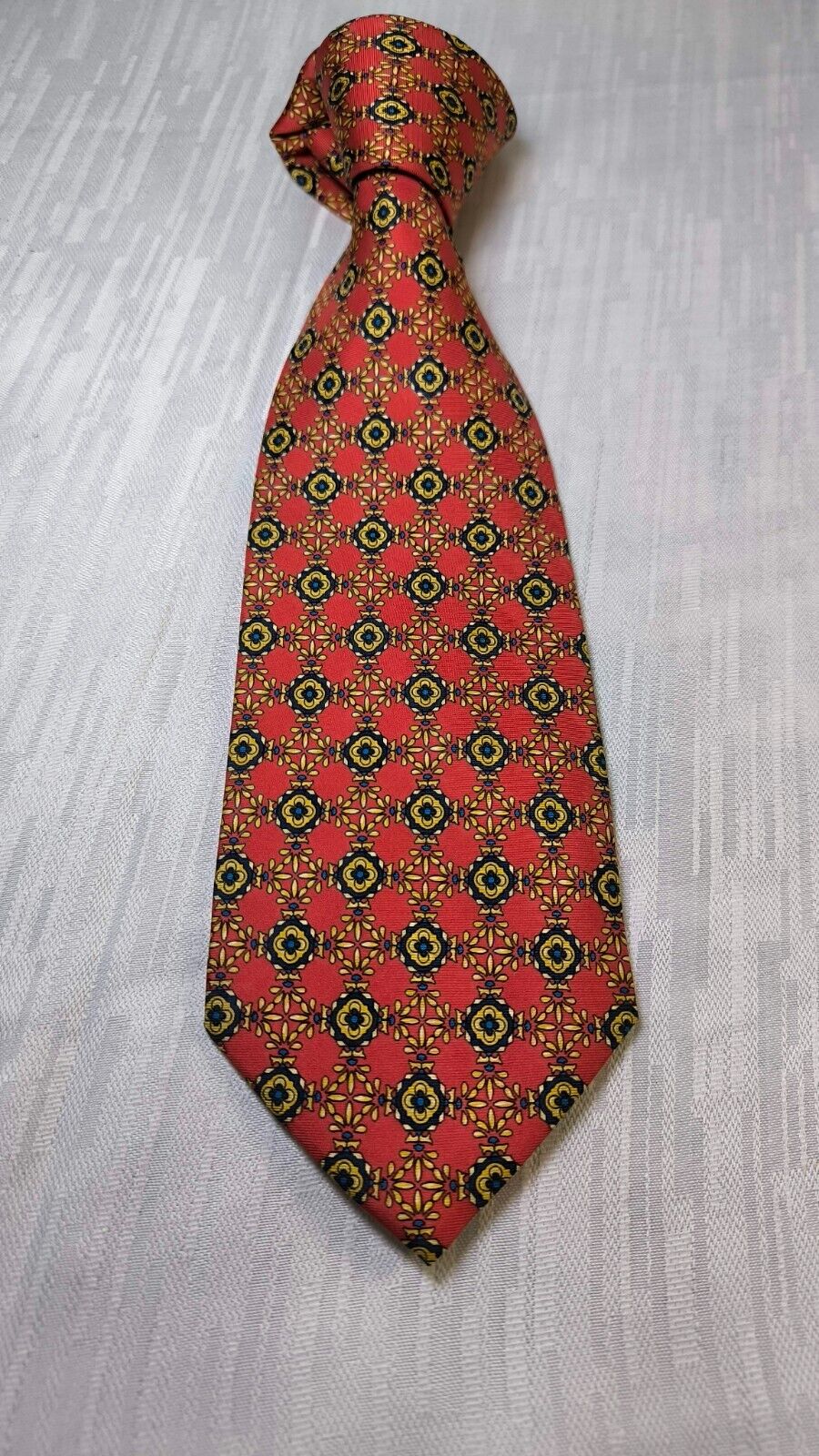 RENATO BALESTRA 100% SILK TIE SETA CRAVATTA NECKTIE MADE IN ITALY