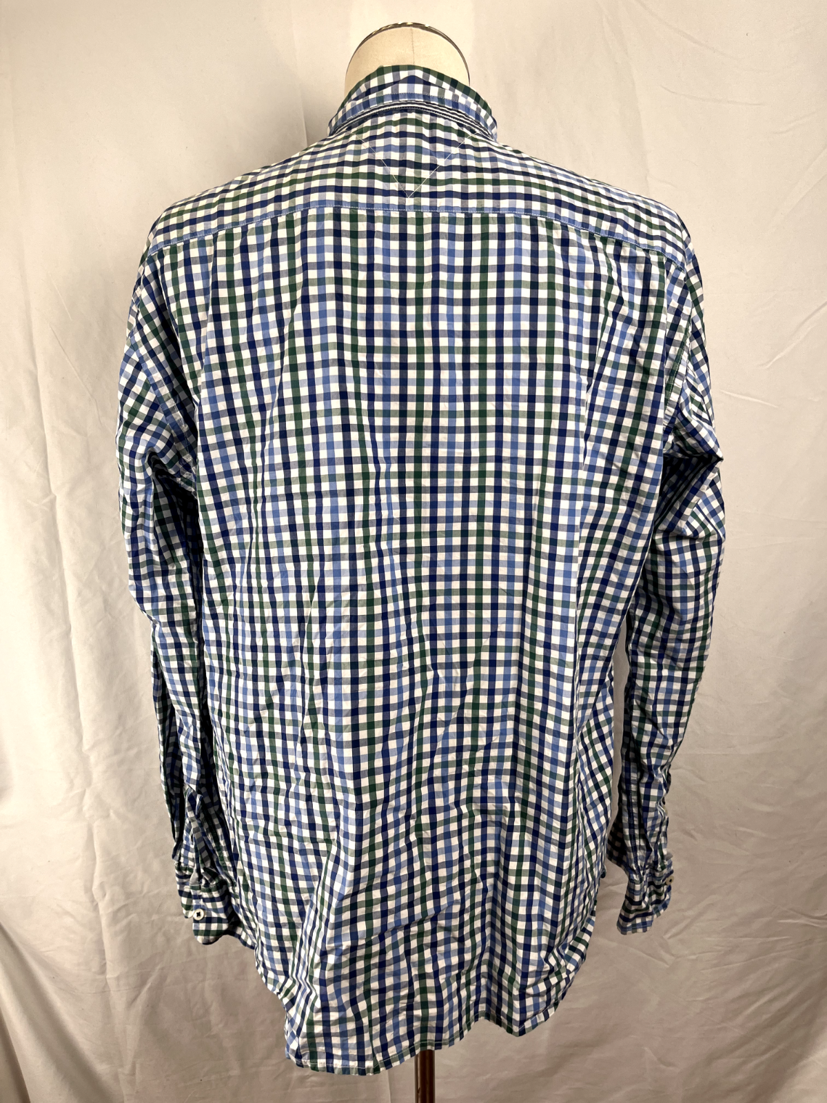 TOMMY HILFIGER CAMICIA UOMO TG. XL MAN CASUAL SHIRT VINTAGE SHIRT COTONE COTTON