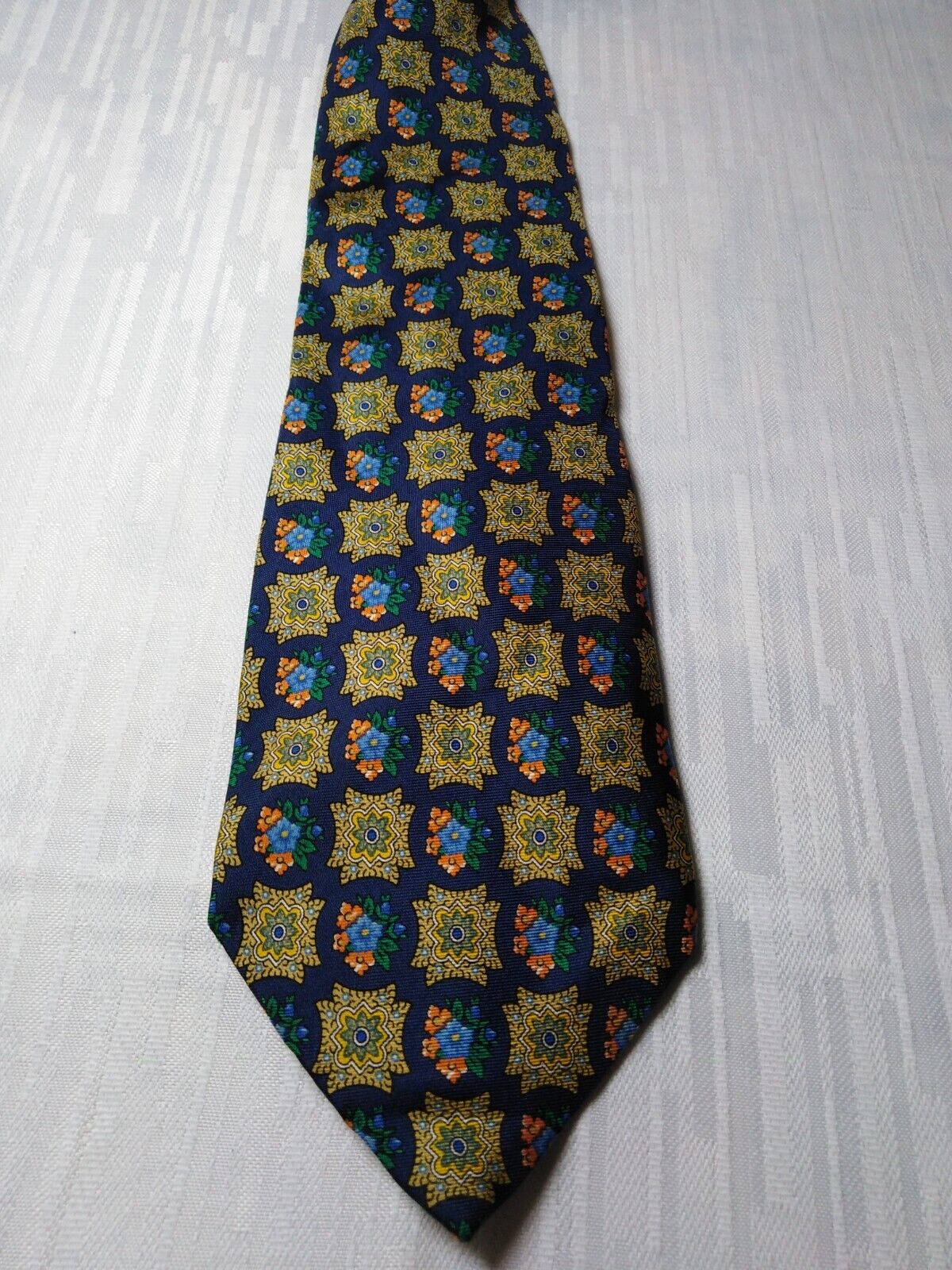 ROXY 100% SILK TIE SETA CRAVATTA NECKTIE MADE IN ITALY