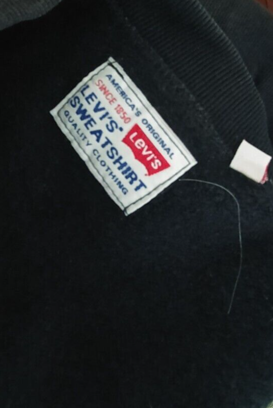 LEVI'S FELPA JACKET UOMO Tg XL SPORT MAN SWEATSHIRT CASUAL VINTAGE