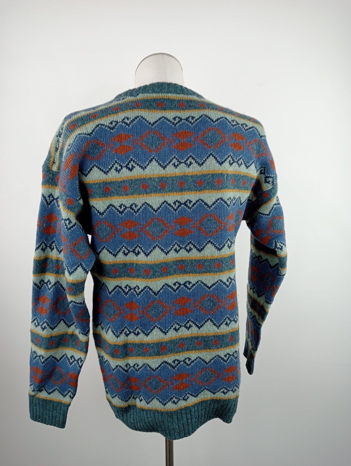 CARRERA MAGLIONE WOOL LANA VINTAGE UOMO M MAN SWEATER CASUAL ITALY
