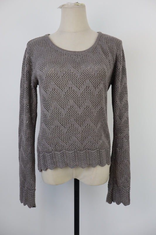 MAGLIONE DONNA Tg M WOMAN SWEATER GRUNGE OVERSIZE MINIMALISTA VINTAGE Y2K 2000'S