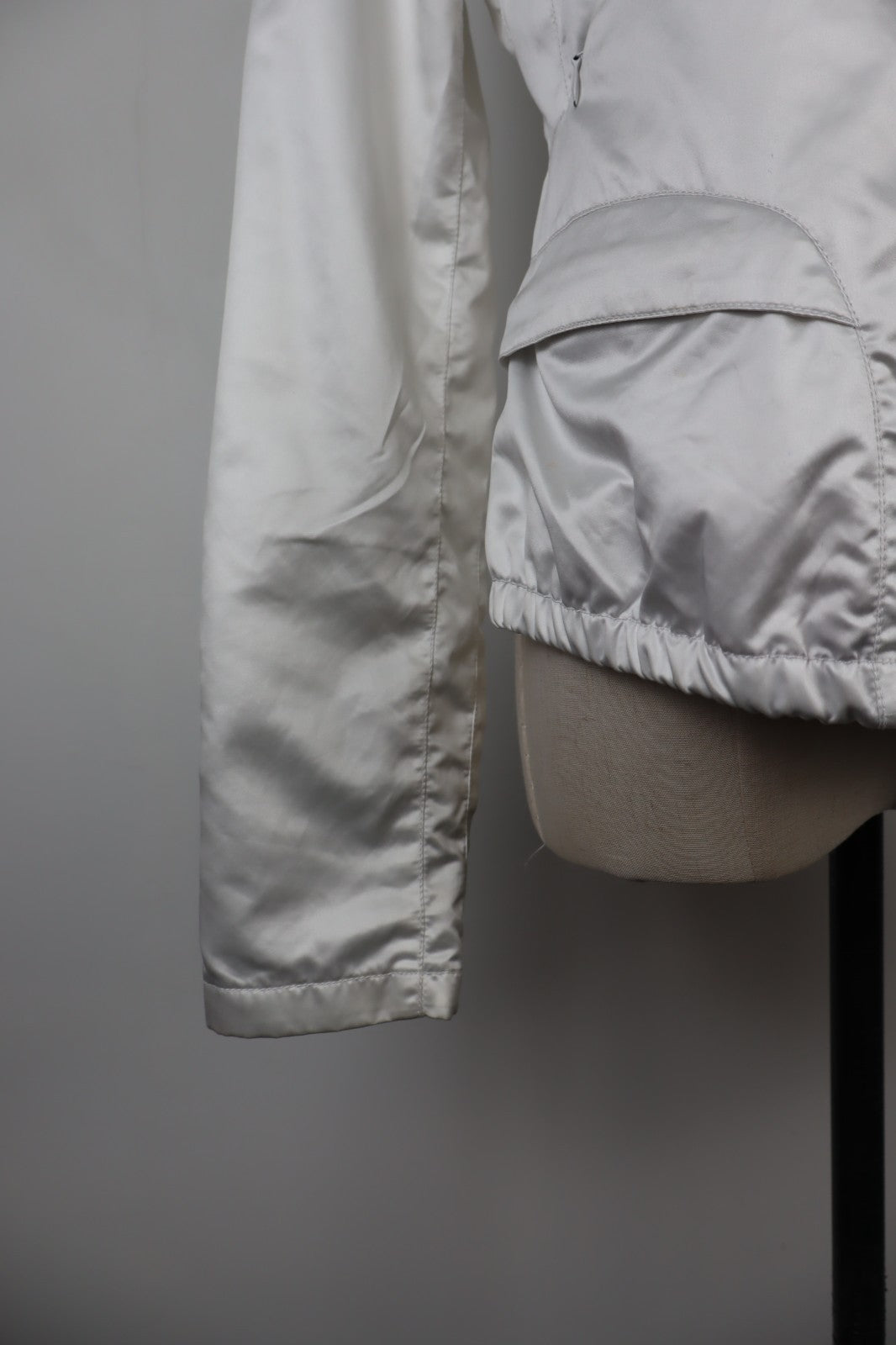 BLAUER GIUBBINO LEGGERO DONNA Tg S VINTAGE WOMAN JACKET CASUAL VINTAGE BIANCO