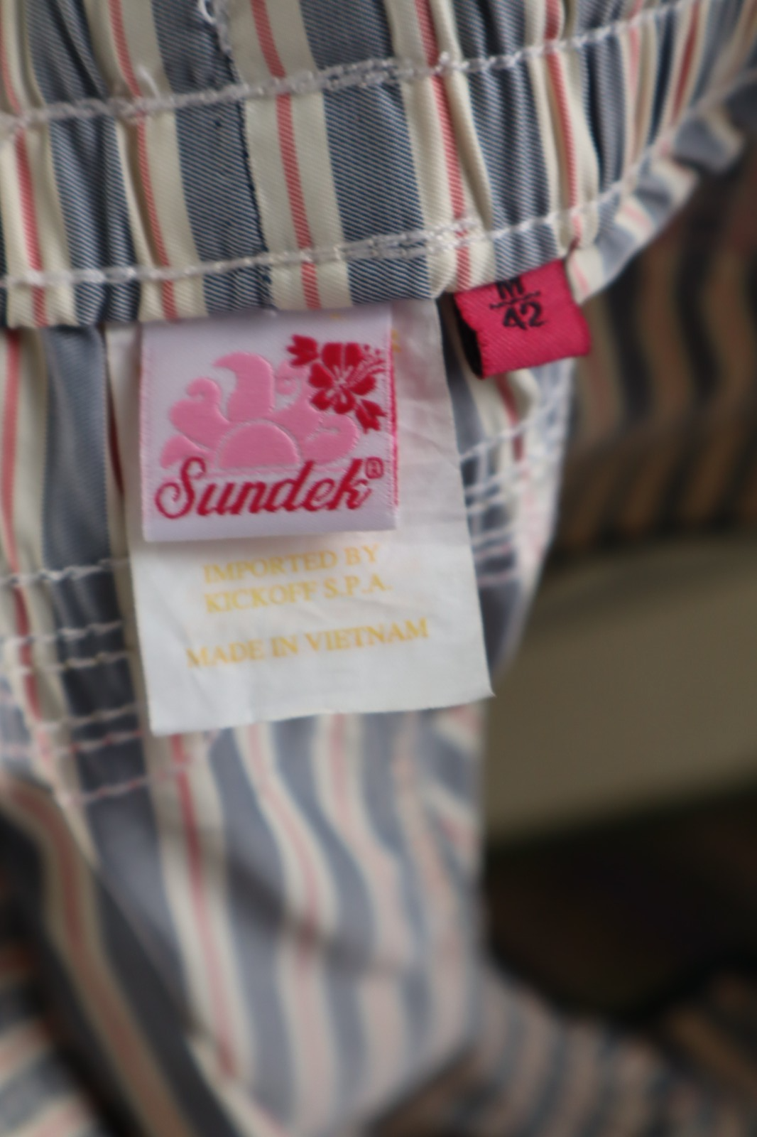 SUNDEK PANTALONCINO DONNA TG 42 WOMAN VINTAGE SHORTS CASUAL MARE COSTUME