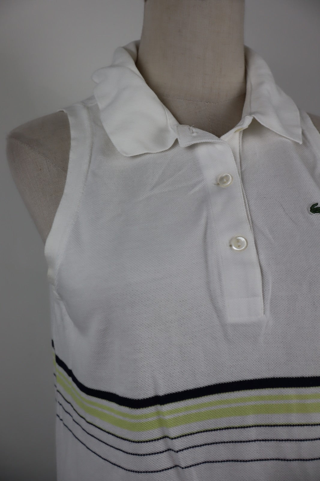 LACOSTE POLO SMANICATA MAGLIA DONNA COTONE 42 WOMAN COTTON SHIRT CASUAL VINTAGE