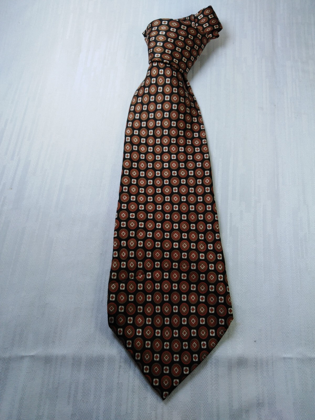 TINO COSMA 100% SETA SILK TIE CRAVATTA NECKTIE MADE ITALY VINTAGE CLASSIC