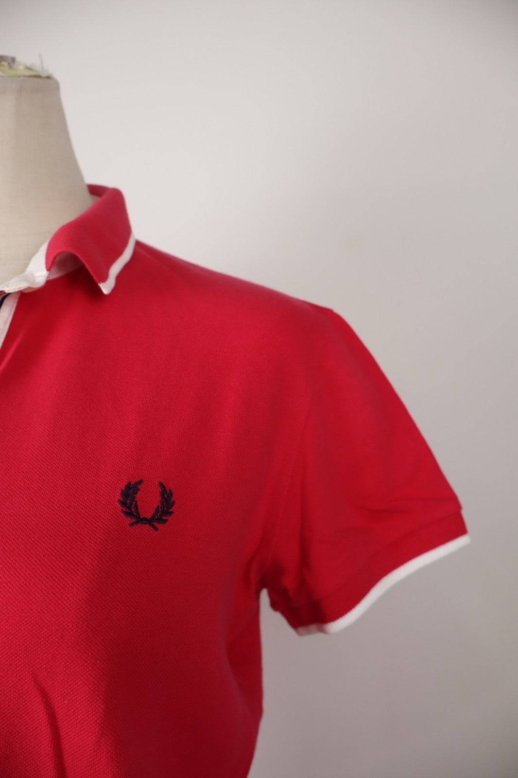 FRED PERRY  POLO MAGLIA DONNA COTONE XL WOMAN SHIRT CASUAL VINTAGE COTONE LOGO