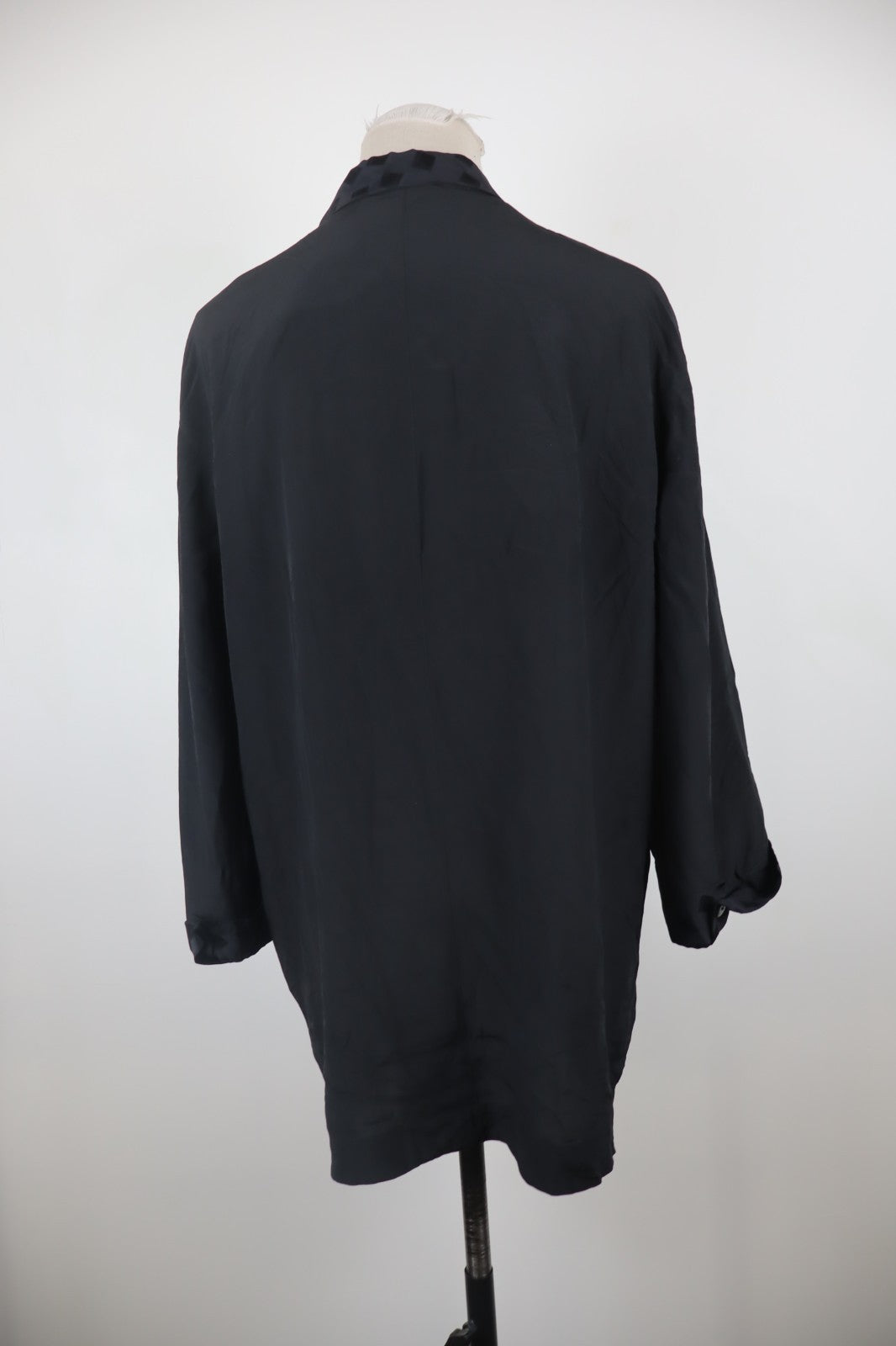 MAX MARA GIACCA BLAZER DONNA Tg XL WOMAN VINTAGE JACKET  SETA SILK UN BOTTONE
