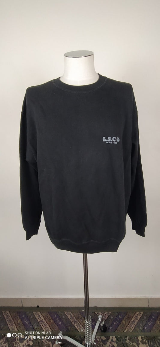 LEVI'S FELPA JACKET UOMO Tg XL SPORT MAN SWEATSHIRT CASUAL VINTAGE