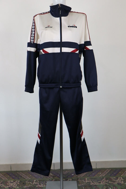 DIADORA DAVI'S CUP TENNIS TUTA COMPLETO TG 44 TRACKSUIT GIACCA PANTS DONNA SPORT