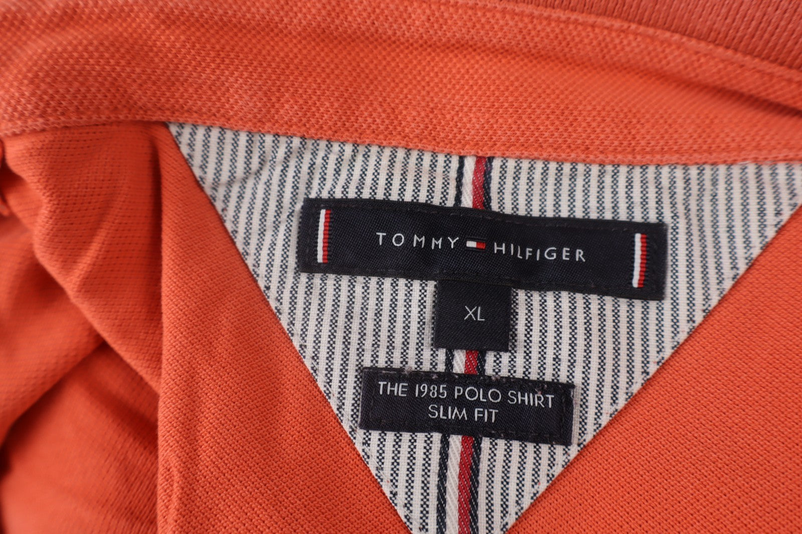 TOMMY HILFIGER MAGLIA POLO UOMO XL MAN T-SHIRT CASUAL VINTAGE COTONE COTTON LOGO