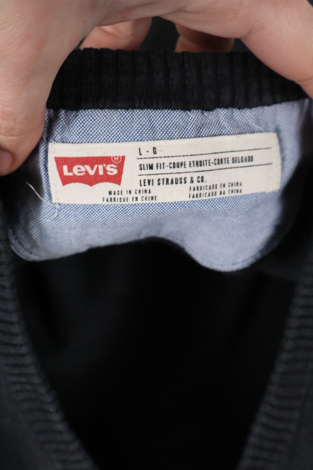 LEVI'S MAGLIONE COTONE COTTON VINTAGE UOMO TG L MAN SWEATER CASUAL