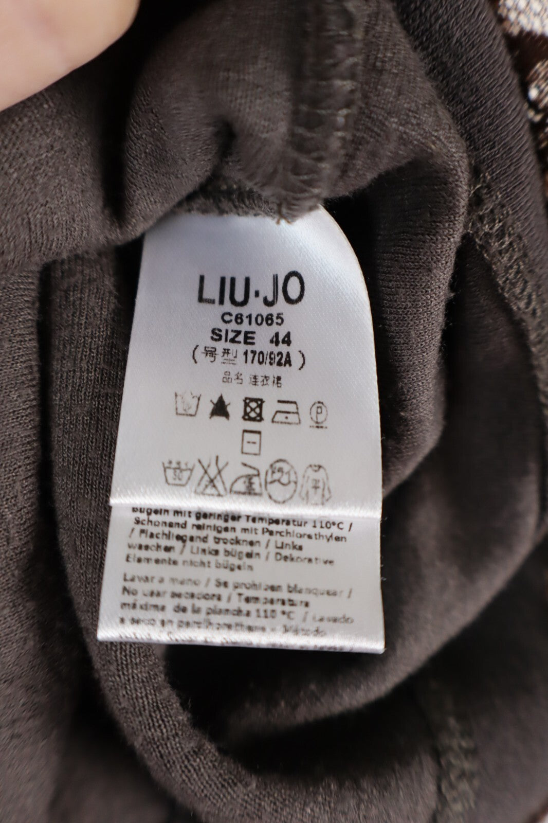 LIU JO JEANS VESTITO DONNA TG 44 / M WOMAN CASUAL VINTAGE DRESS ABITO LANA