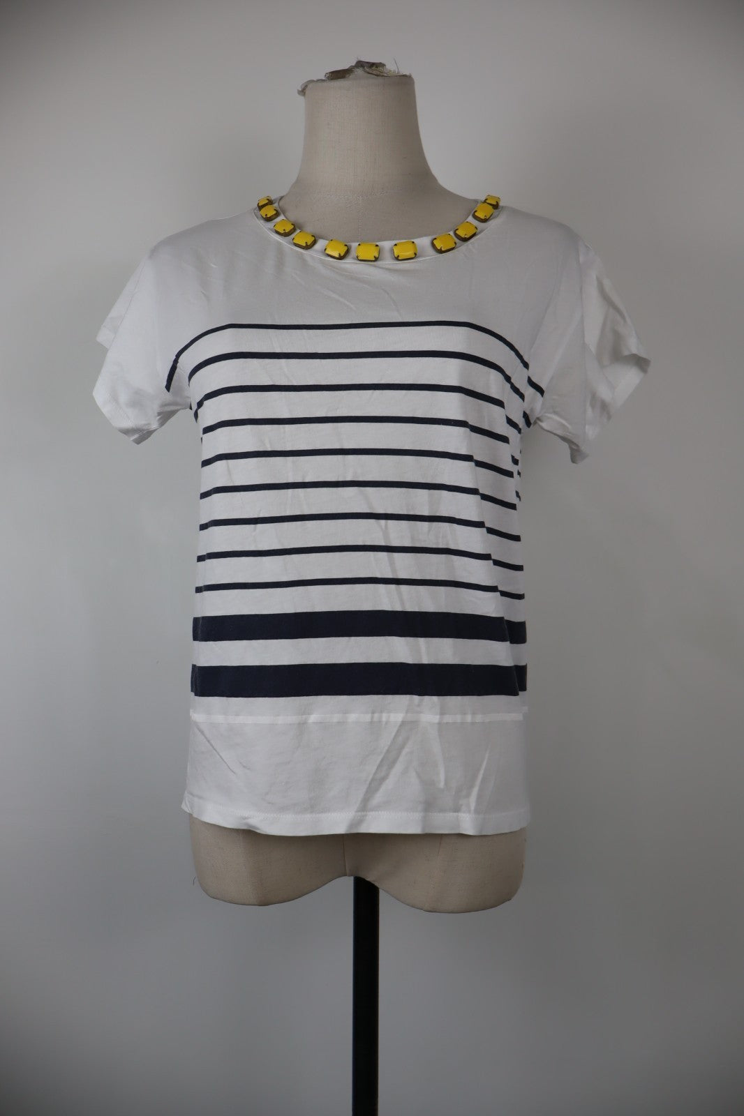 LIU JO MILANO MAGLIA DONNA TG. S WOMAN CASUAL VINTAGE T-SHIRT TOP COTONE COTTON