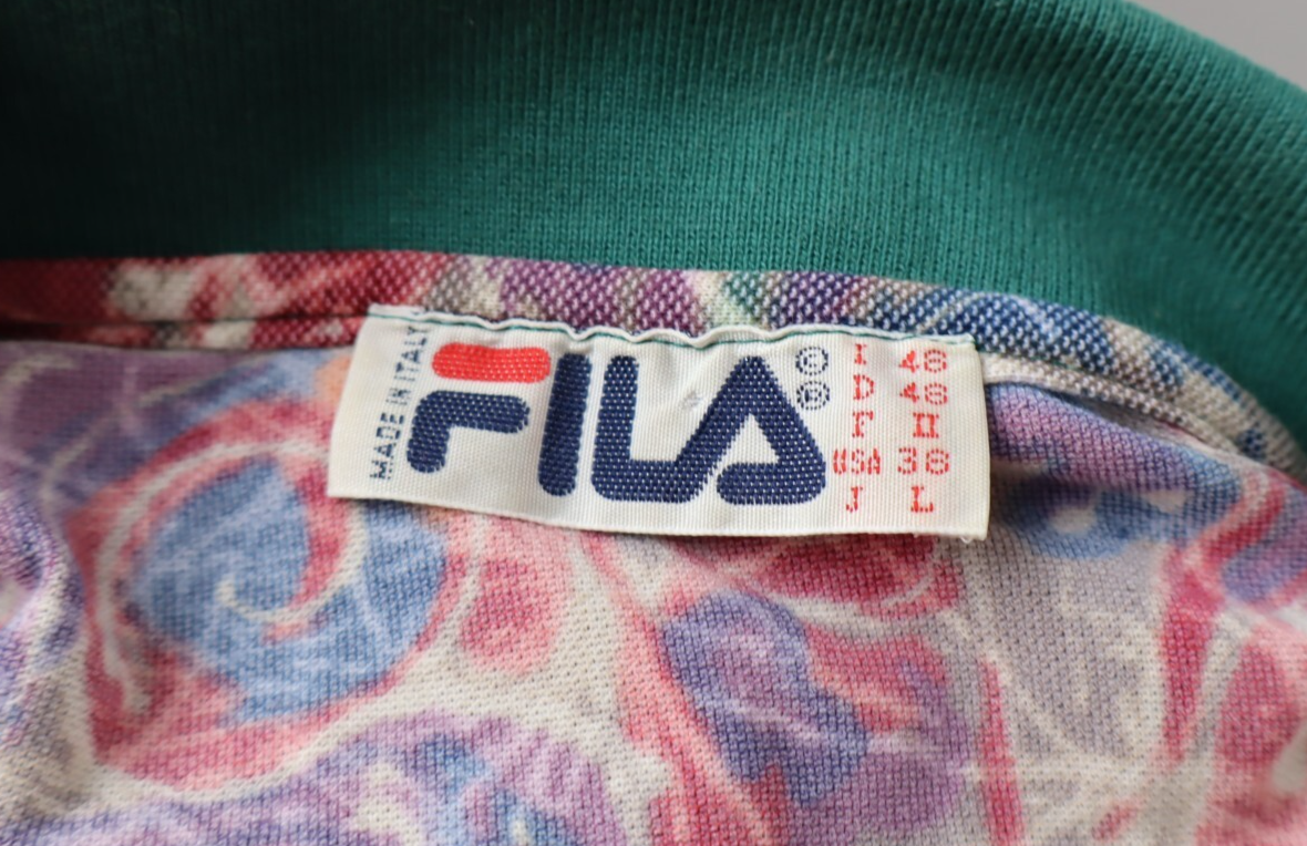 FILA MAGLIA POLO UOMO TG. 48 MAN T-SHIRT CASUAL VINTAGE COTONE COTTON ITALY