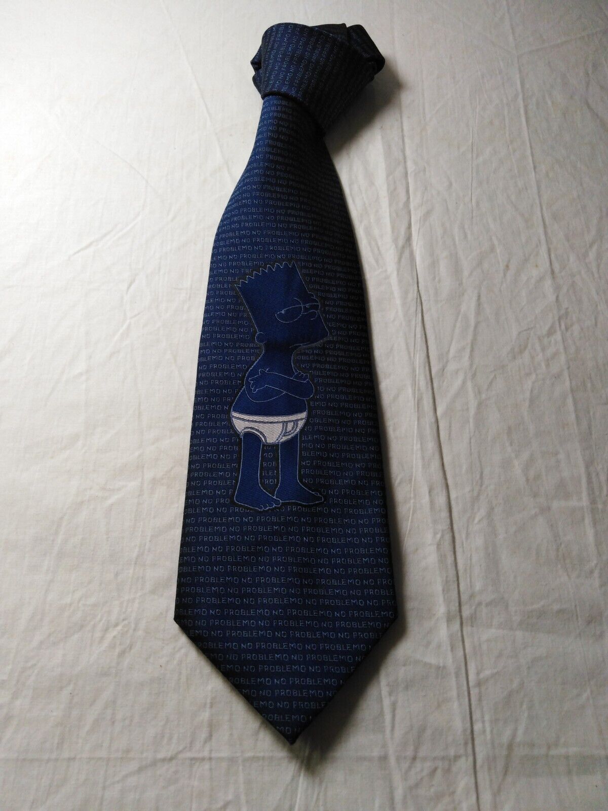 THE SIMPSONS BART MATT GROENING TIE SETA CRAVATTA NECKTIE