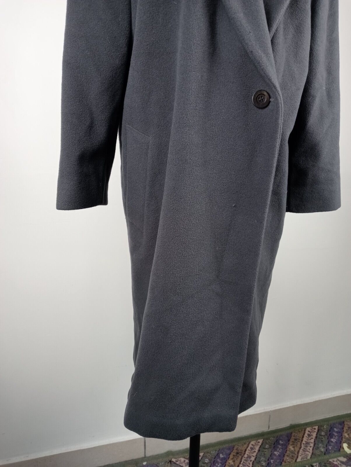 LINEA EMME CAPPOTTO COAT WOOL LANA DONNA TG 42 WOMAN JACKET VINTAGE CASUAL