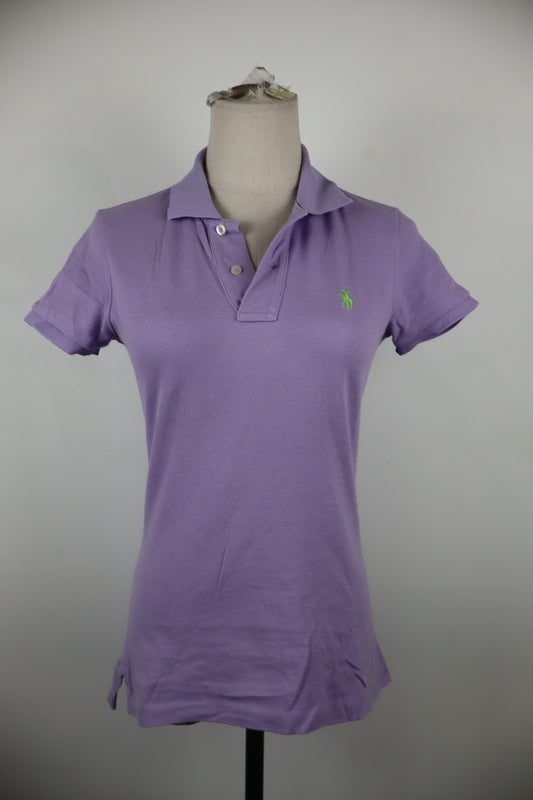 RALPH LAUREN SNINNY POLO DONNA MAGLIA COTONE TG. S WOMAN SHIRT CASUAL VINTAGE