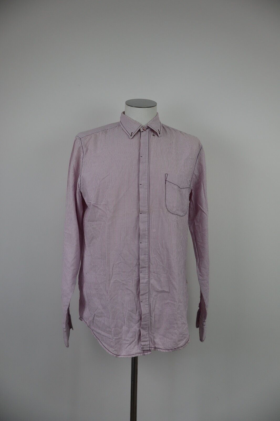 HUGO BOSS CAMICIA UOMO TG. L MAN CASUAL VINTAGE SHIRT COTONE COTTON