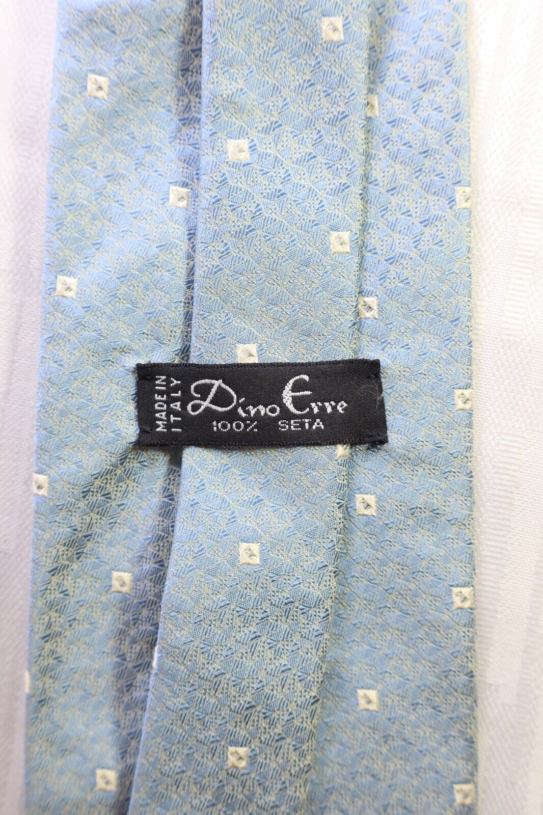 DINO ERRE 100% SETA SILK TIE CRAVATTA NECKTIE ITALY VINTAGE CLASSIC