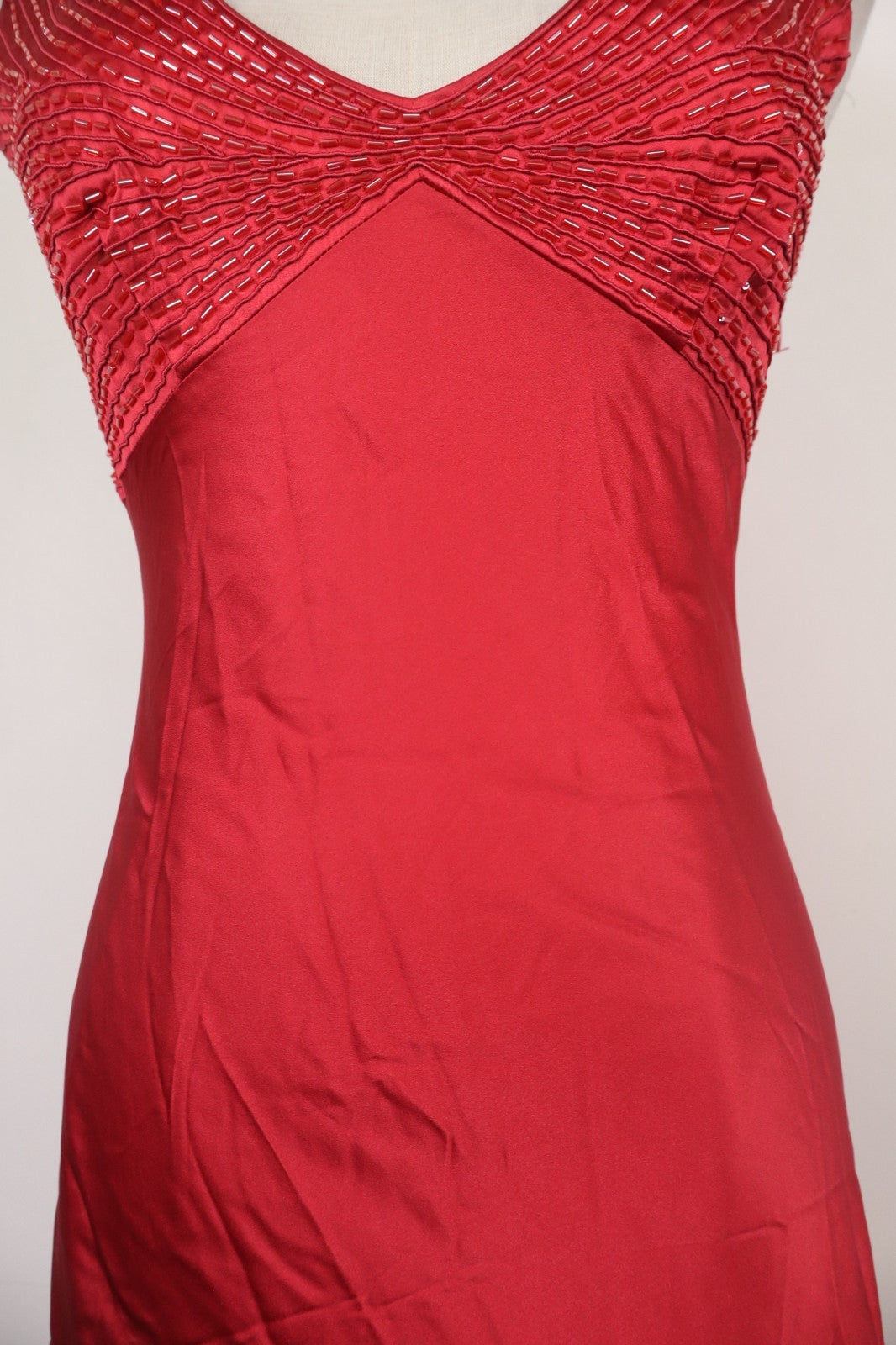 MARELLA VESTITO SMANICATO ABITO DONNA TG. 40 WOMAN CASUAL VINTAGE DRESS SETA