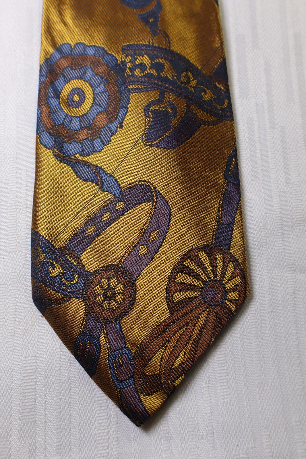 PROCHOWNICK 100% SILK TIE SETA CRAVATTA NECKTIE MADE IN ITALY CLASSIC