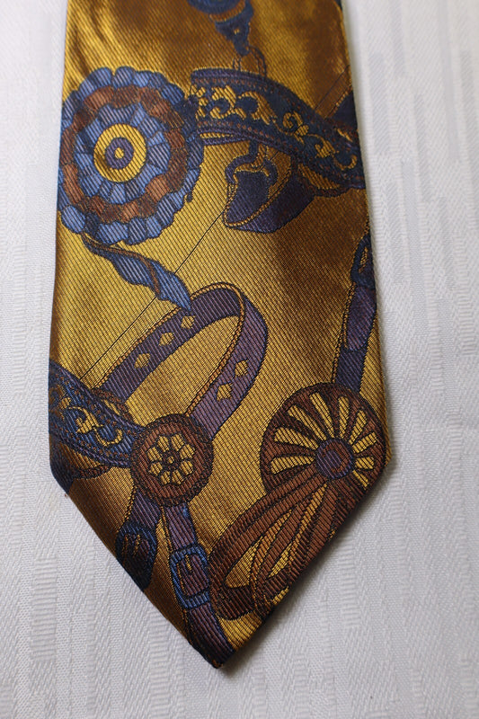 PROCHOWNICK 100% SILK TIE SETA CRAVATTA NECKTIE MADE IN ITALY CLASSIC
