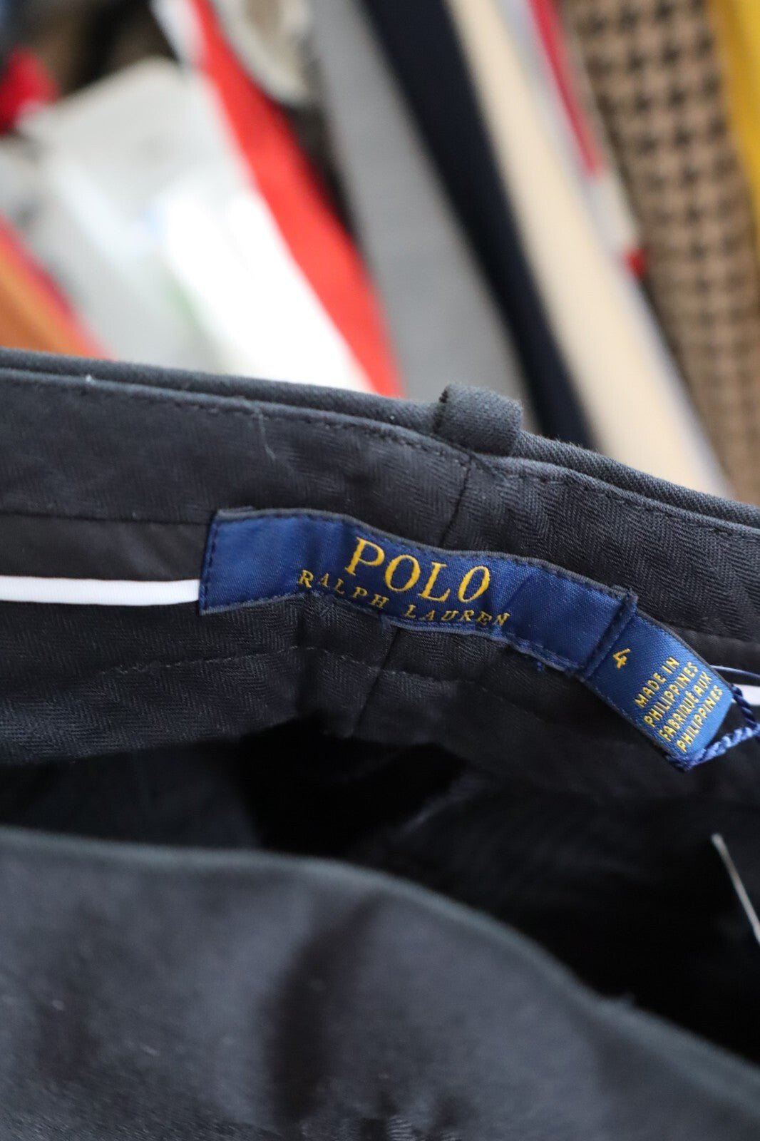 RALPH LAUREN PANTALONE CASUAL DONNA TG 4 WOMAN VINTAGE PANTS COTONE CON TAG