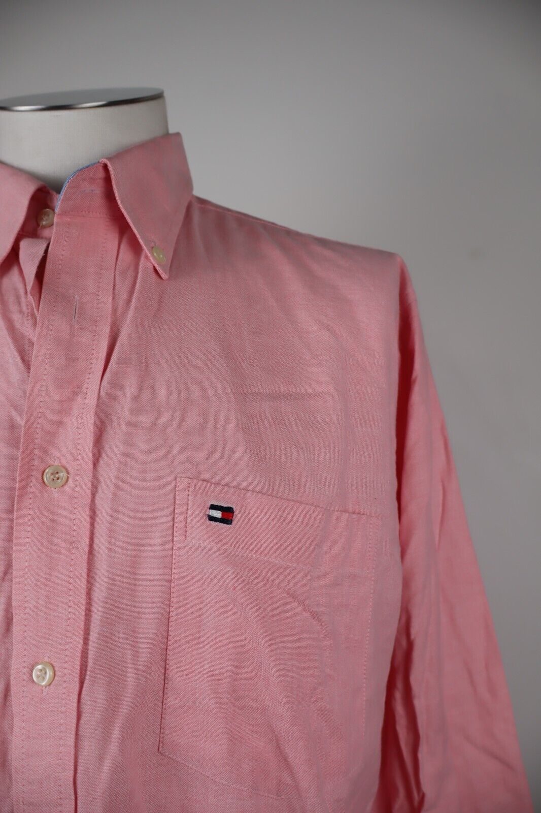 TOMMY HILFIGER CAMICIA UOMO TG. L MAN CASUAL SHIRT VINTAGE SHIRT COTONE COTTON