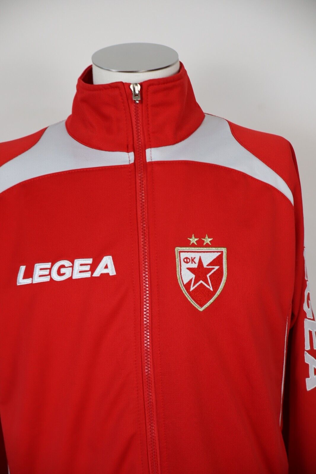 LEGEA STELLA ROSSA FELPA CALCIO JACKET UOMO Tg XL MAN SPORT JACKET SWEATSHIRT