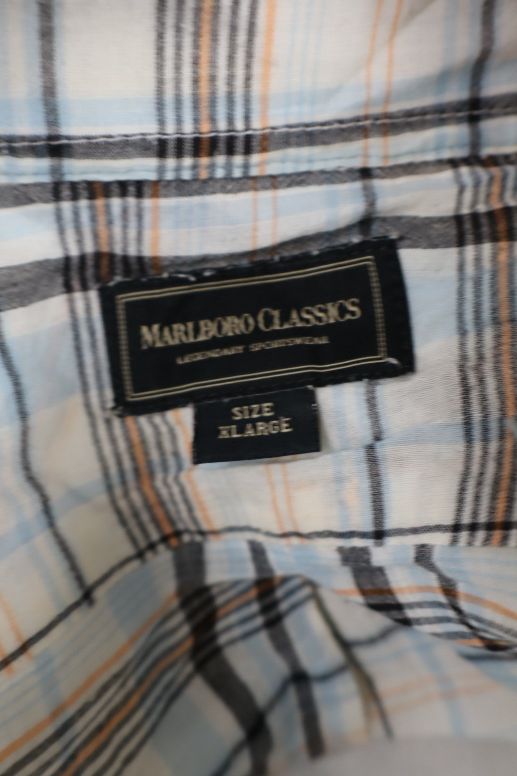 MARLBORO CLASSICS CAMICIA UOMO TG. XL MAN CASUAL VINTAGE SHIRT COTONE COTTON