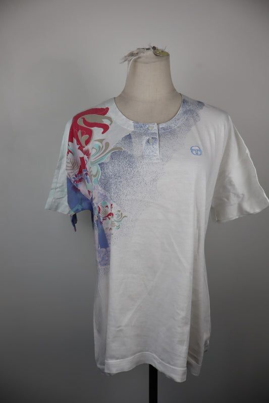 SERGIO TACCHINI MAGLIA DONNA TG. V 5 WOMAN CASUAL VINTAGE T-SHIRT COTONE COTTON