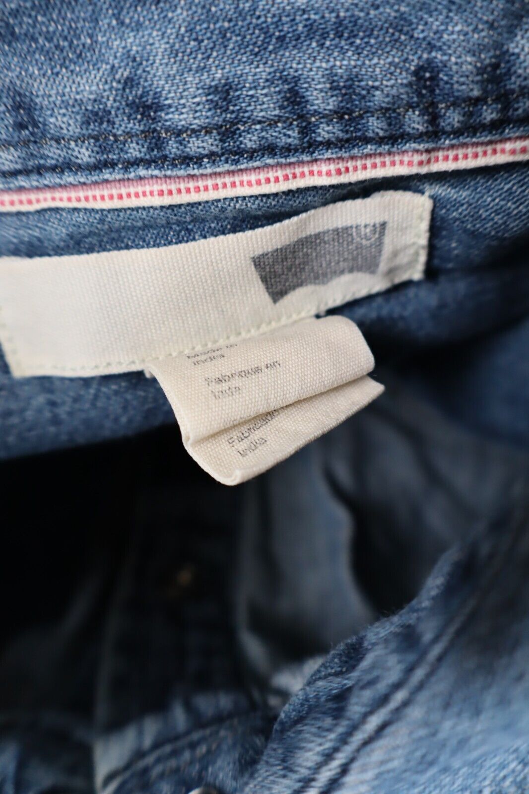 LEVI'S VESTITO CAMICIA JEANS DENIM DONNA TG. XS  WOMAN CASUAL VINTAGE DRESS