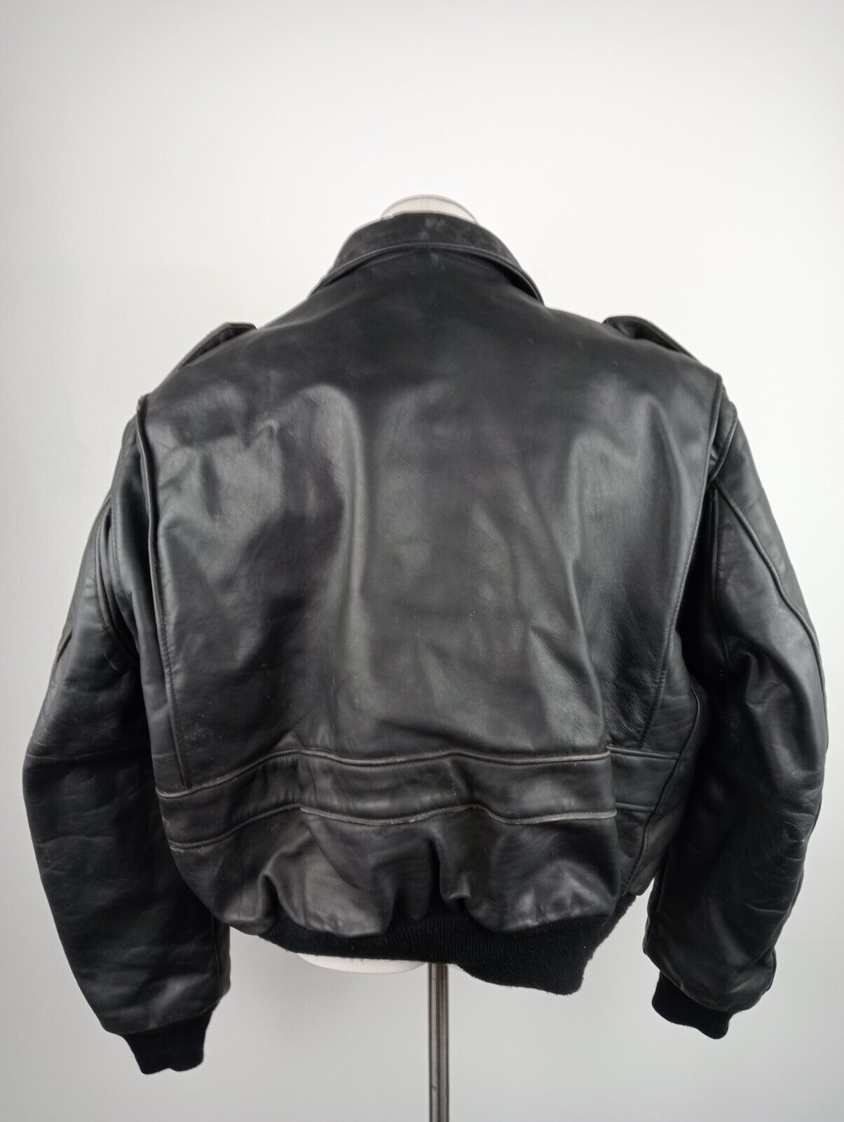 SCHOTT GIUBBINO PELLE LEATHER UOMO Tg 50 MAN CASUAL VINTAGE JACKET