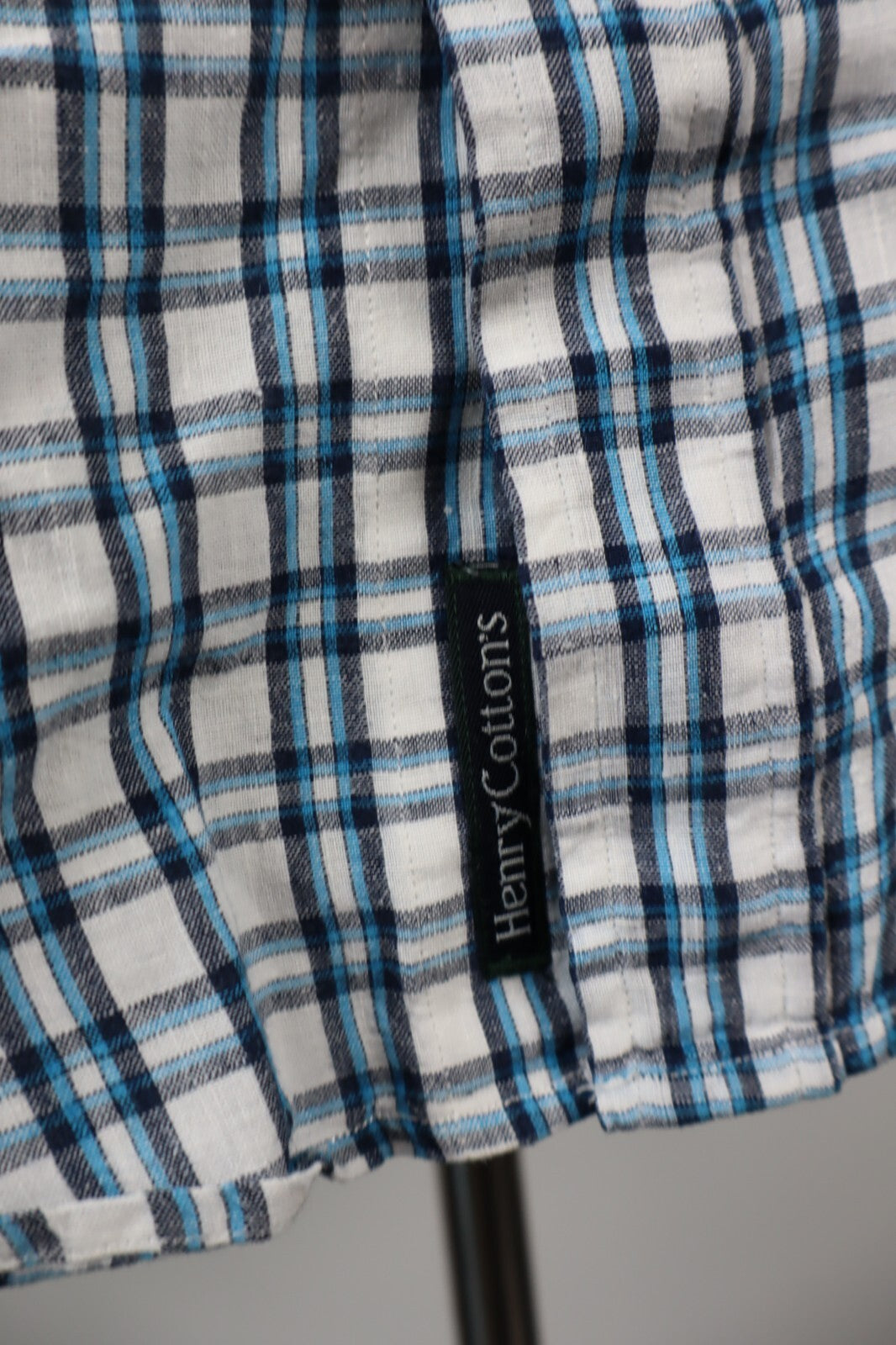 HENRY COTTON'S CAMICIA UOMO LINO LINEN TG. 41 MAN CASUAL VINTAGE SHIRT