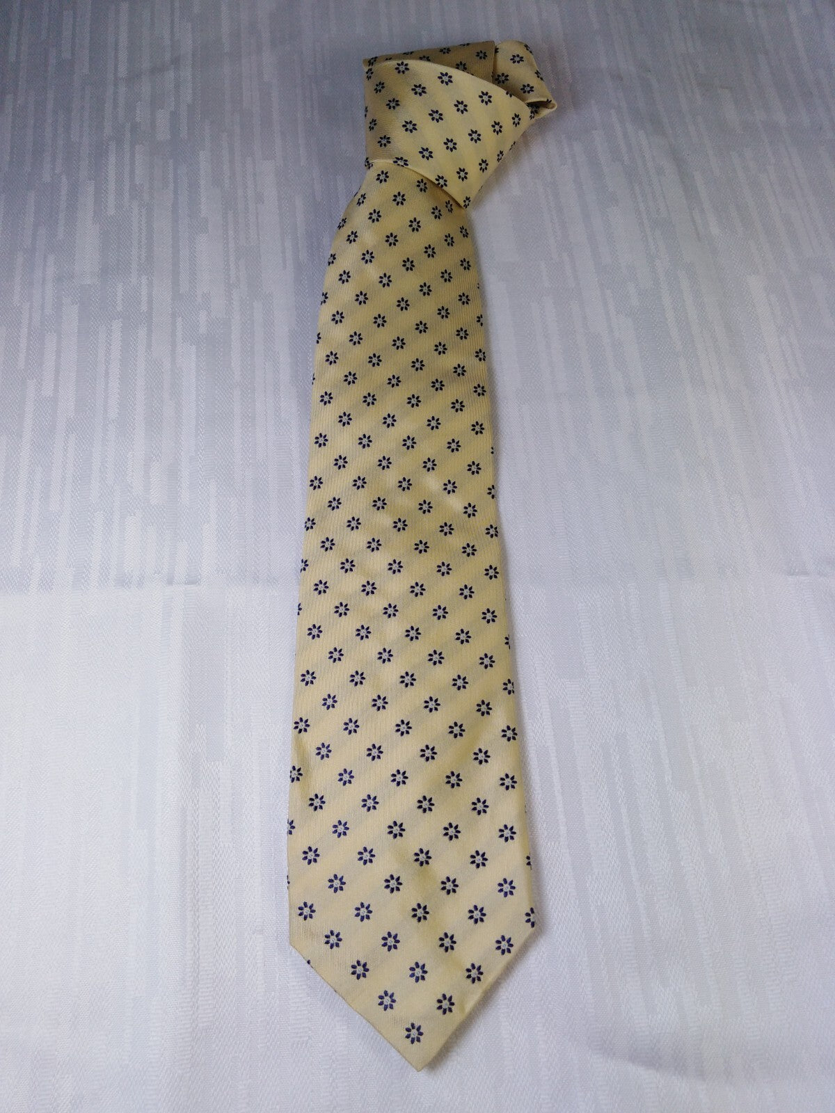 FUSARO NAPOLI 100% SILK TIE SETA CRAVATTA NECKTIE MADE ITALY VINTAGE SELF TIPPED