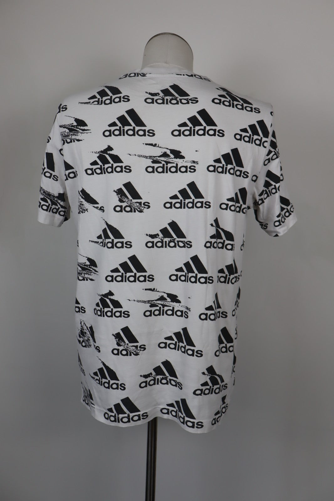ADIDAS MAGLIA UOMO TG M MAN T-SHIRT CASUAL VINTAGE COTONE COTTON LOGO