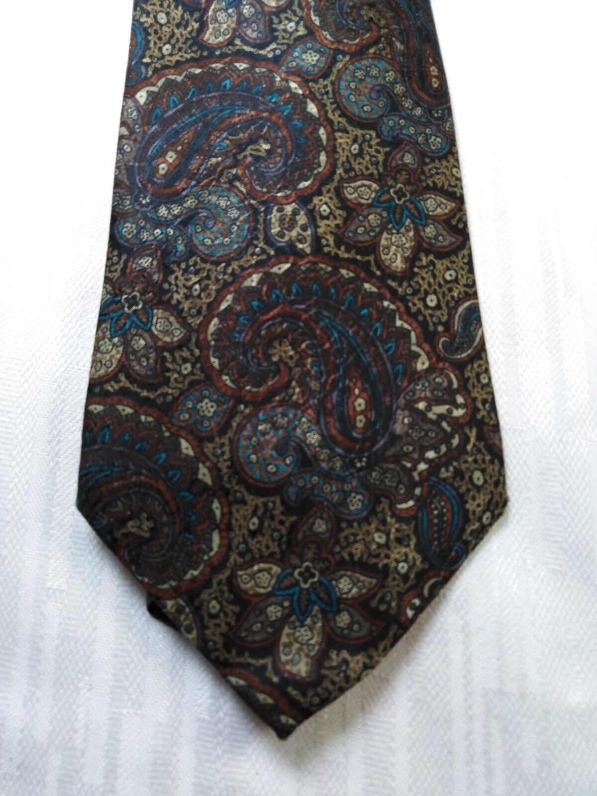 PIERRE CARDIN 100% SILK TIE SETA CRAVATTA NECKTIE MADE IN ITALY