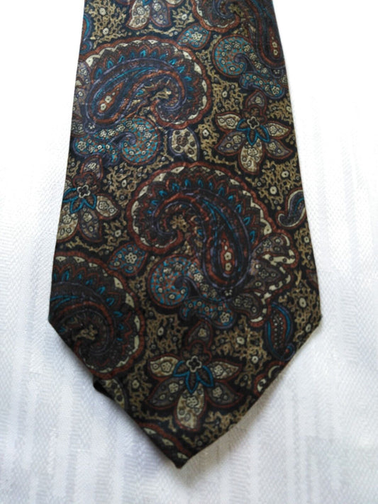 PIERRE CARDIN 100% SILK TIE SETA CRAVATTA NECKTIE MADE IN ITALY