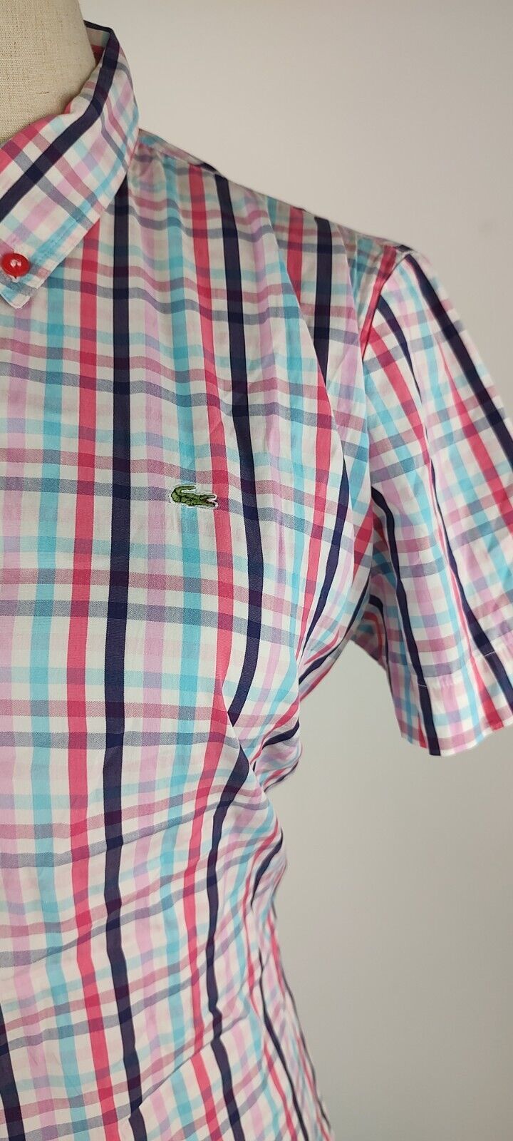 LACOSTE CAMICIA  DONNA COTONE TG. 42 WOMAN COTTON SHIRT CASUAL VINTAGE