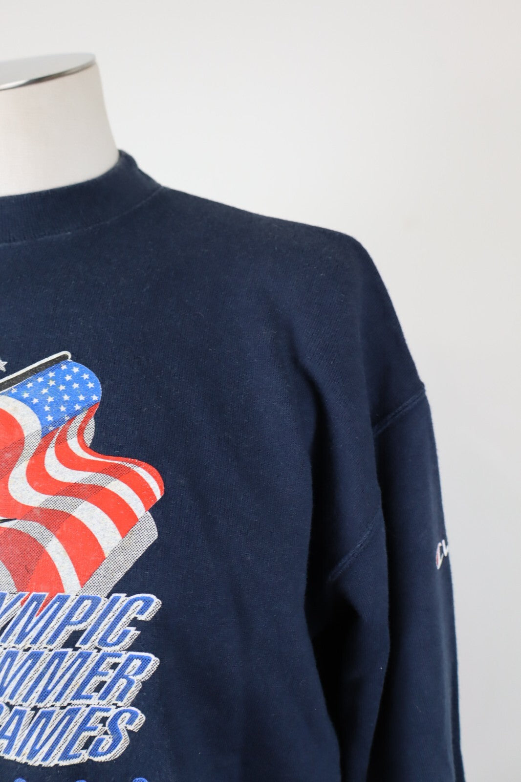 CHAMPION ATLANTA 96 FELPA RAGAZZO 11 12 ANNI SPORT BOY SWEATSHIRT CASUAL VINTAGE