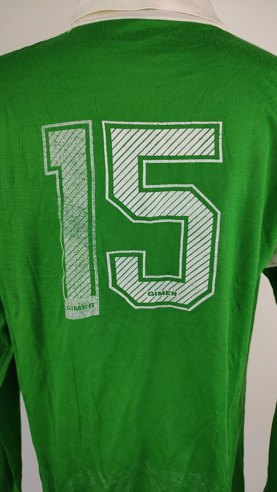 GIMER N. 15 MAGLIA CALCIO UOMO Tg XL SOCCER TRIKOT MAN JERSEY ACRILICO