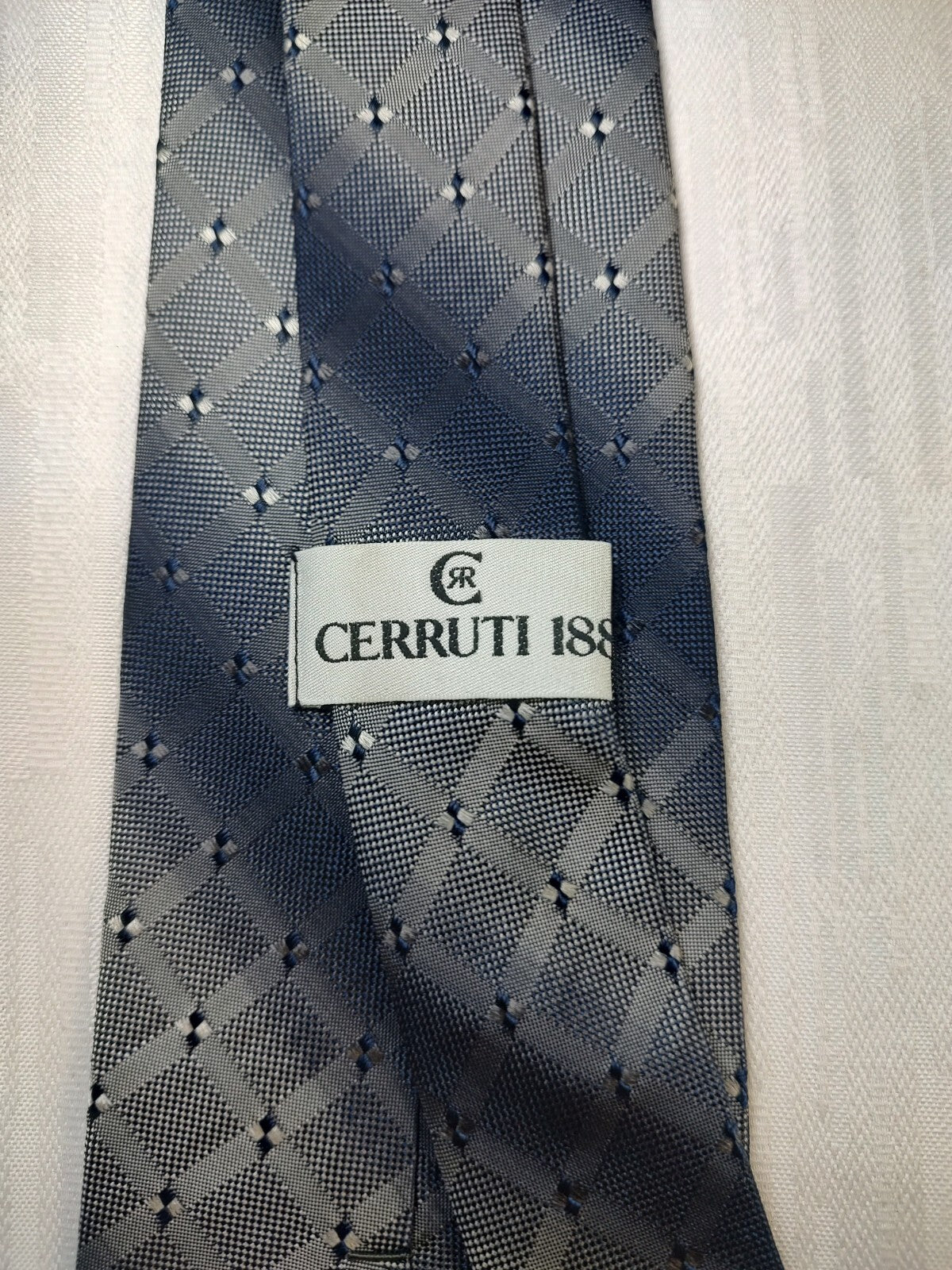 CERRUTI 1881 100% SILK TIE SETA CRAVATTA NECKTIE MADE IN FRANCIA CLASSIC