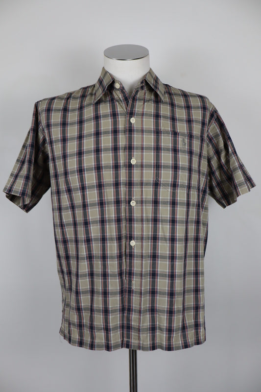 RALPH LAUREN CAMICIA UOMO COTONE TG. M MAN CASUAL VINTAGE COTTON SHIRT