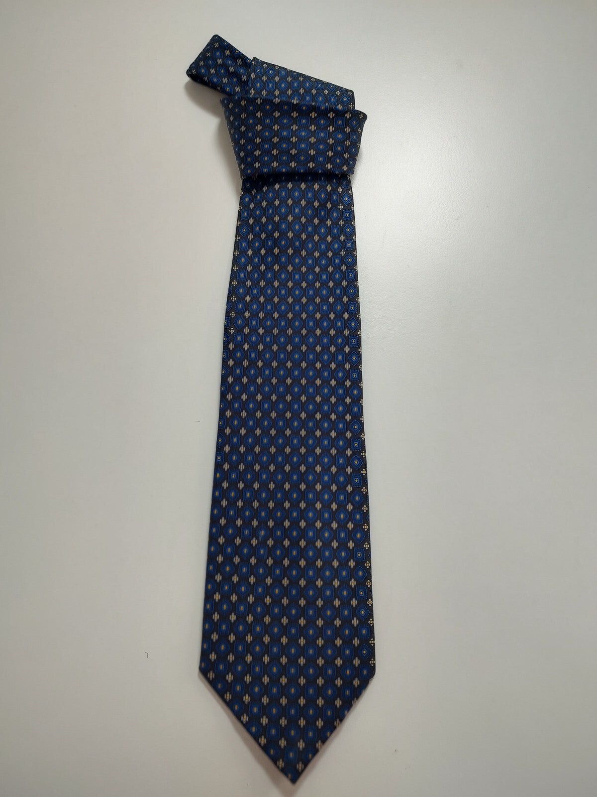 ANDREW'S 100% SILK TIE SETA CRAVATTA NECKTIE MADE IN ITALY CLASSIC SELF TIPPED