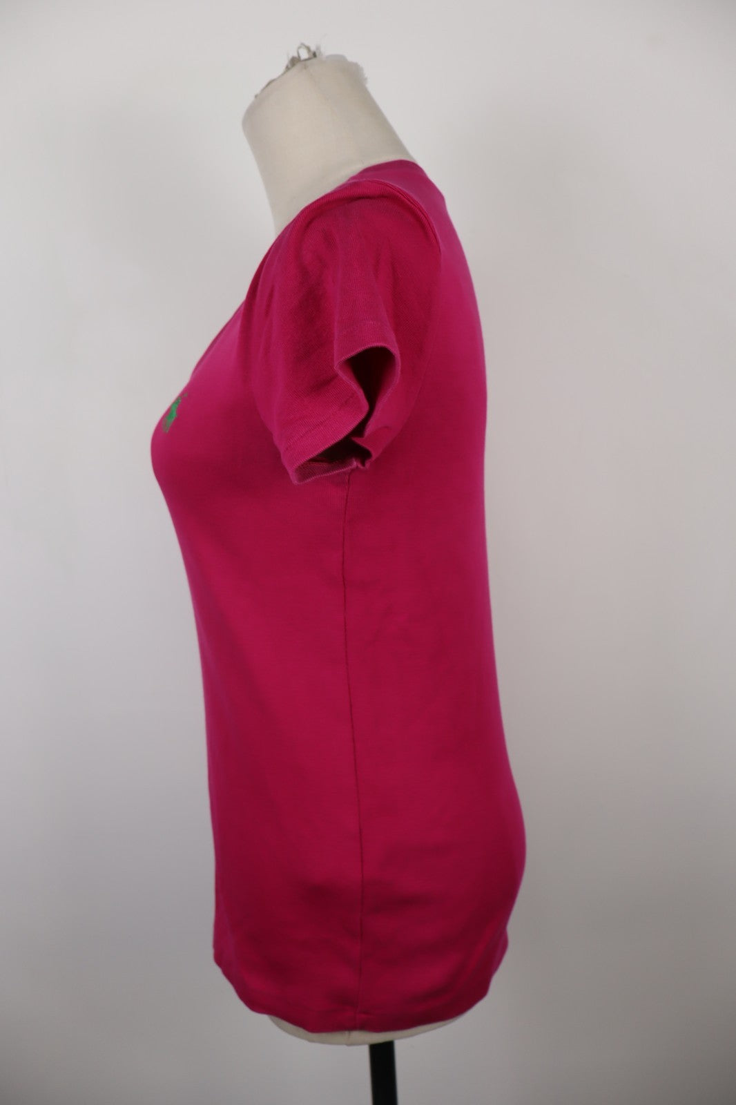 RALPH LAUREN SPORT MAGLIA COTONE DONNA TG. M WOMAN CASUAL VINTAGE T-SHIRT COTTON