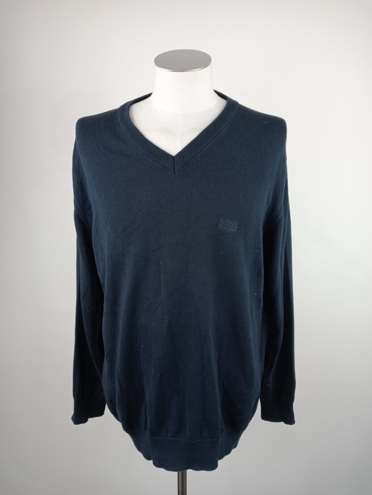 HUGO BOSS MAGLIONE COTONE COTTON UOMO XL MAN SWEATER CASUAL VINTAGE ITALY