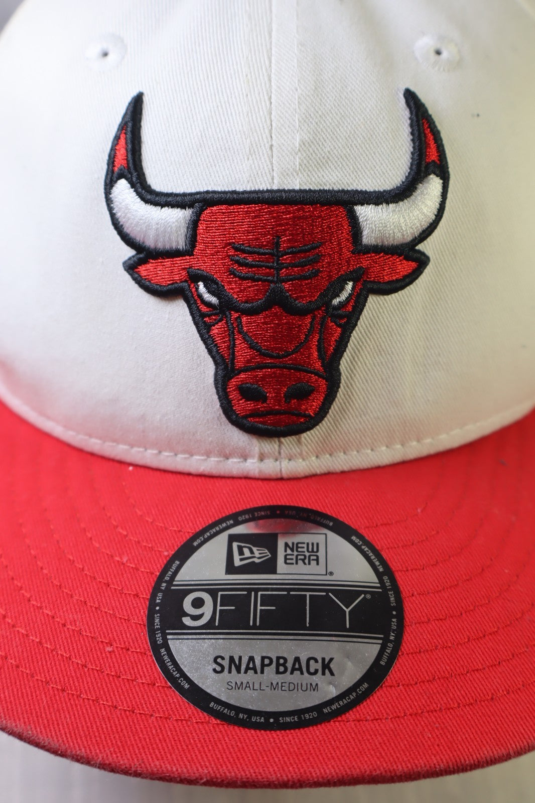 NEW ERA CHICAGO BULLS NBA TAGLIA S / M BERRETTO UOMO HAT CAP VINTAGE SPORT