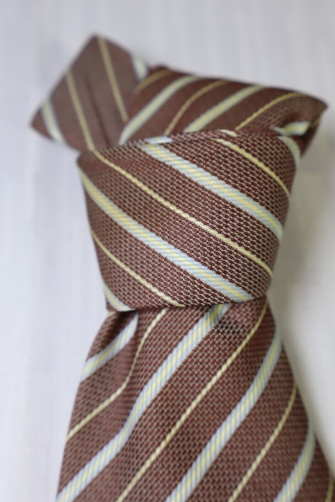 ANTONIO BASILE SILK TIE SETA CRAVATTA NECKTIE MADE IN ITALY SELF TIPPED